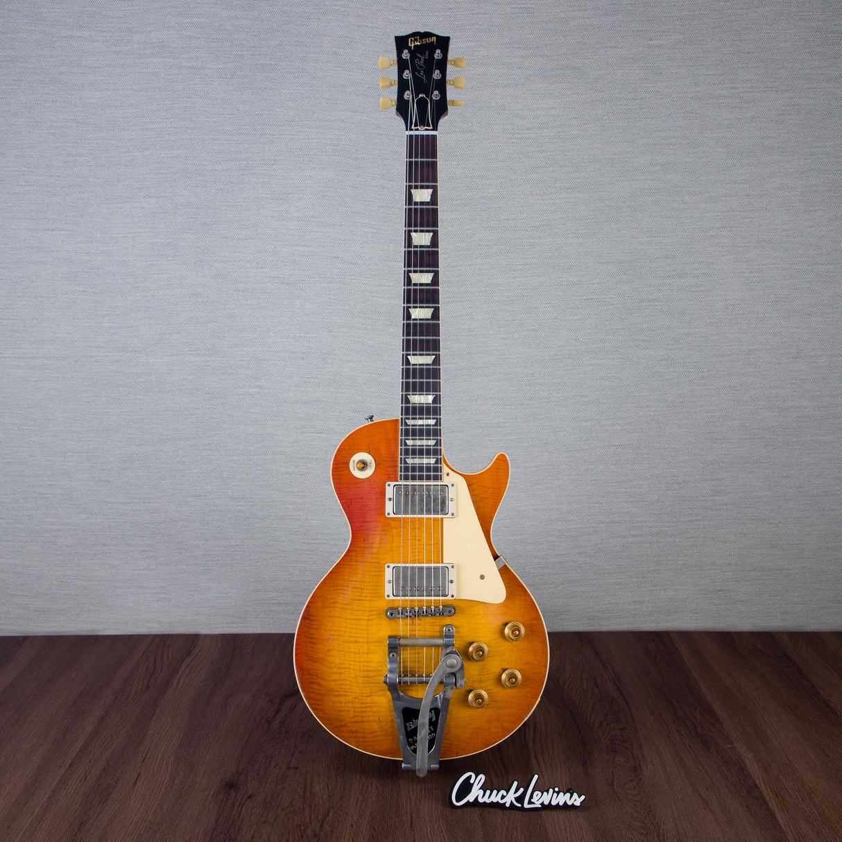 Gibson Custom Shop Murphy Lab 1960 Les Paul Standard V2 Bigsby BOTB Page 138 Light Aged Electric Guitar - #05143