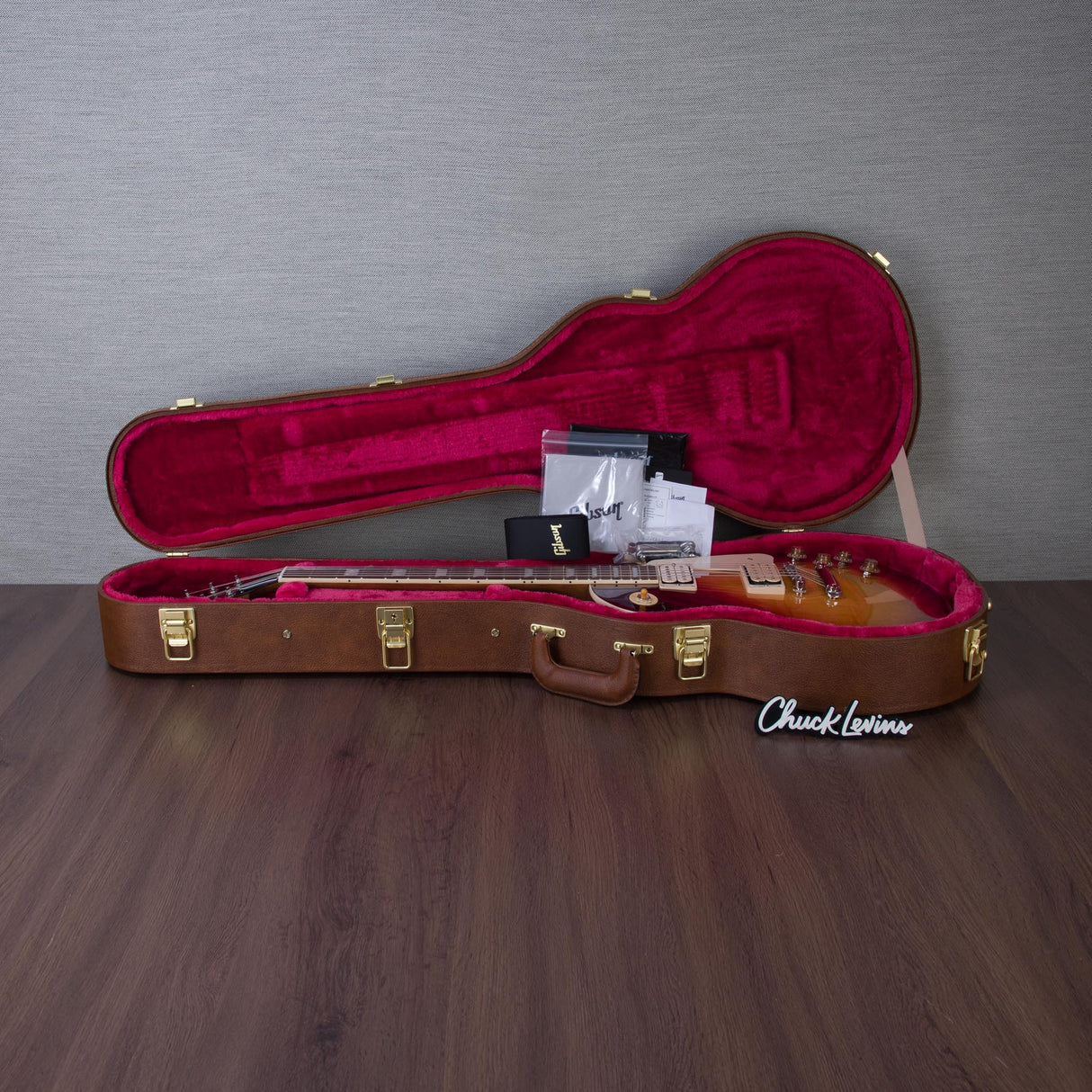 Gibson Les Paul Standard 50s Double Trouble Electric Guitar - Vintage Bourbon Burst - #226150205