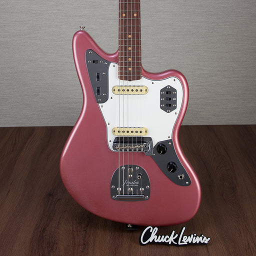 Fender Custom Shop '62 Jaguar Closet Classic Electric Guitar - Aged Burgundy Mist Metallic - #CZ564176