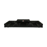 Pro X XS-CDM3KV10A9 WLTBL Fits 2x Pioneer CDJ 3000X Case / Pioneer DJM V10 / A9 Mixer w/ Laptop Shelf, All Black and Low profile Wheels