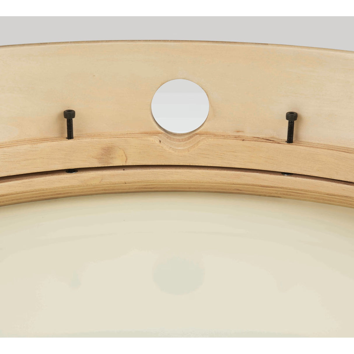 LP 20 x 4-Inch Tunable Bendir Frame Drum - Black-to-Natural Fade