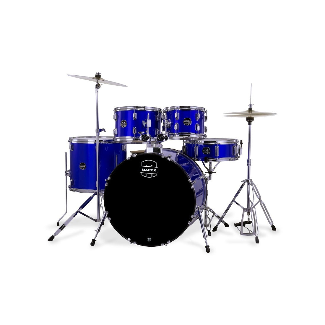 Mapex Comet 5-Piece Drum Set with 22-Inch Kick - Indigo Blue