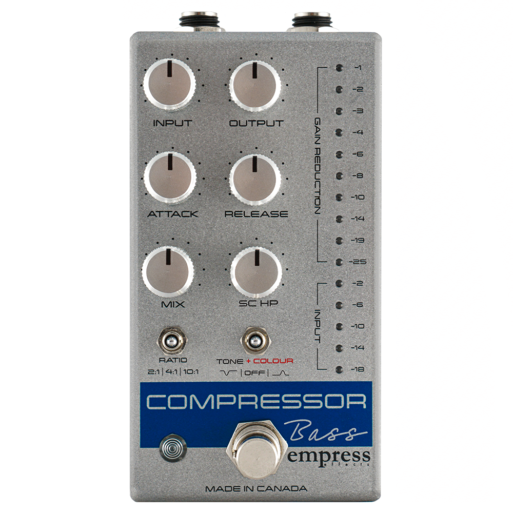 Empress Effects Bass Compressor Pedal - Silver Sparkle