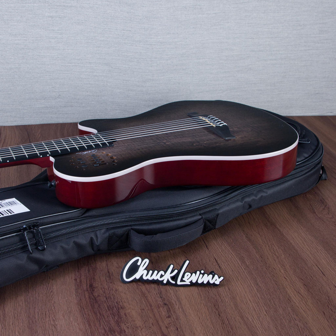 Godin MultiAc Grand Concert SA Nylon String Acoustic-Electric Guitar - Trans Black - CHUCKSCLUSIVE - #25313624