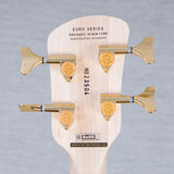 Spector Euro 4 LT Solid Korina Wings Electric Bass Guitar - Natural Satin - CHUCKSCLUSIVE - #NB23504