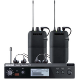 Shure PSM300 P3TR112TW Twinpack Wireless In-Ear Monitor System, H20 Band - Open Box, Mint