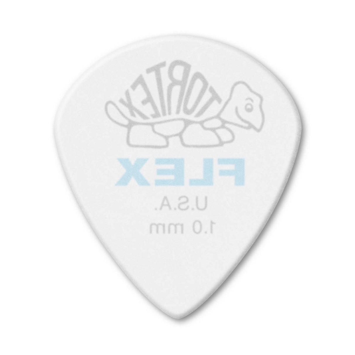 Dunlop Tortex Flex Jazz III Guitar Picks - 1.0mm White (12-pack)