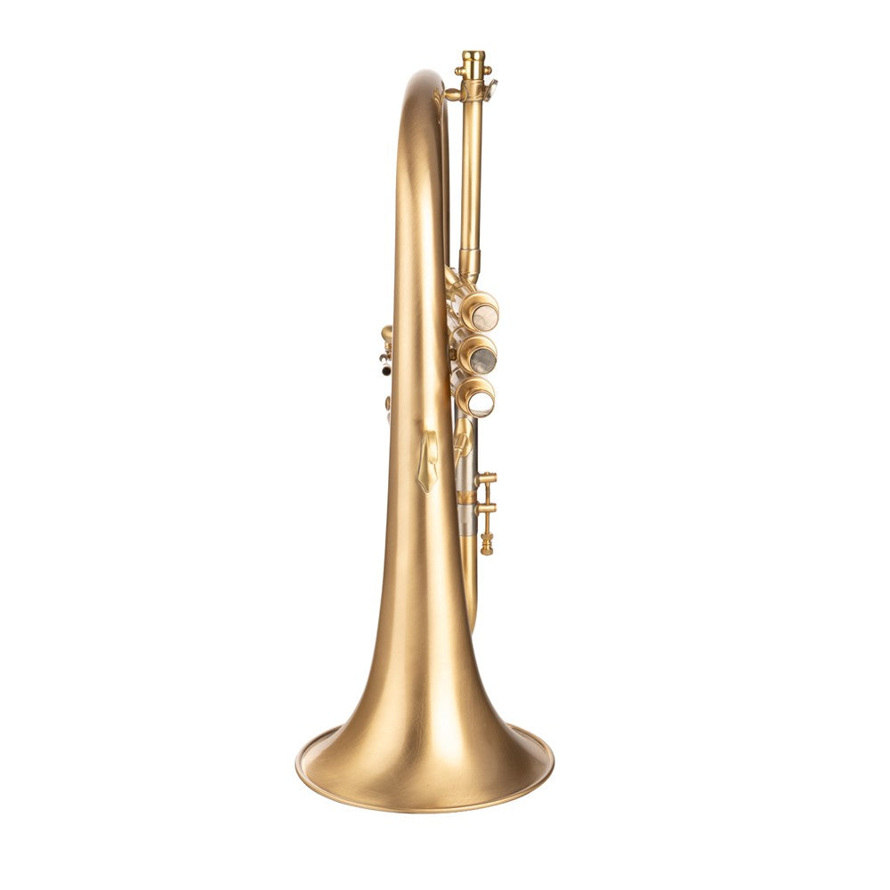 Scodwell Bb Flugelhorn with Rose Bell - Brushed Lacquer