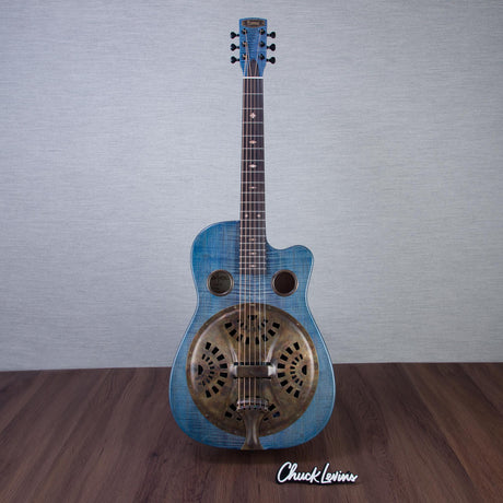Beard Guitars Trailhead E Roundneck Acoustic Electric Guitar - Denim Blue - #197825
