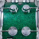 DW 7 x 14-Inch Collector's Series SSC Maple Snare Drum - Green Glass with Chrome Hardware