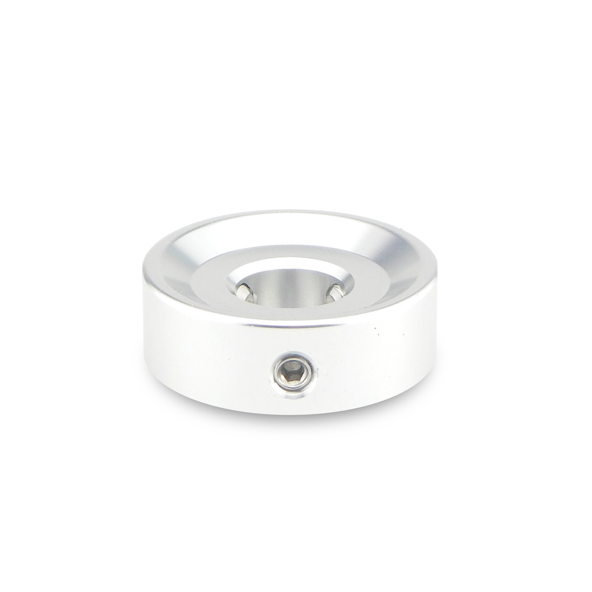 Barefoot Buttons V1 Standard Footswitch Button, Silver - For Common 3PDT Switches