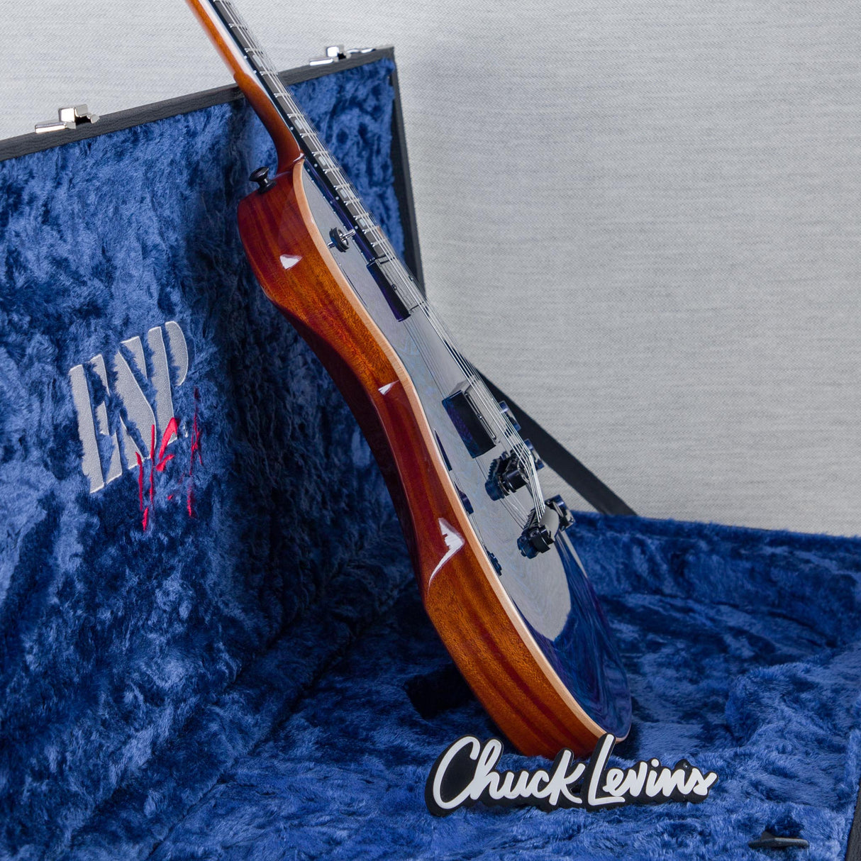 ESP USA Eclipse Electric Guitar - Ghost Flame - #US25207