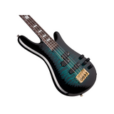 Spector ICON NS-2 Neck-Through Series 4-String Bass Guitar - Black and Blue