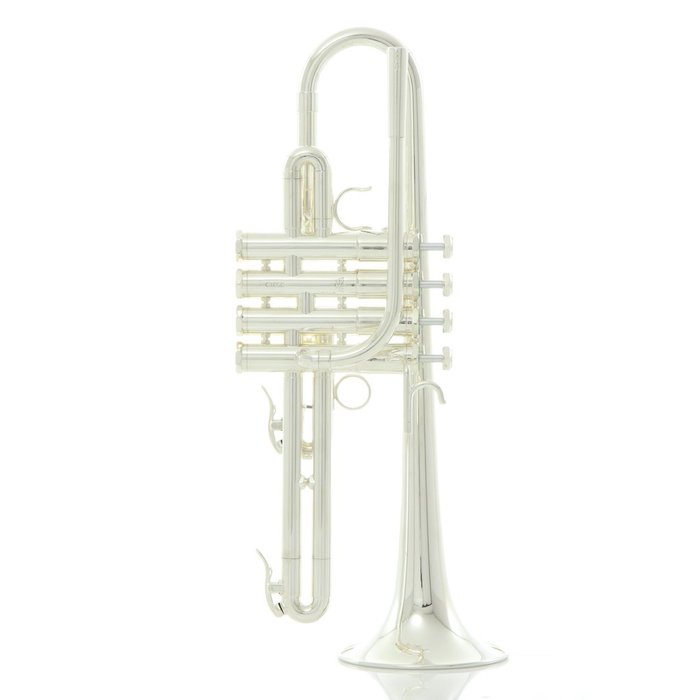 Schilke E3L-4 Yellow Brass Tuning Bell Eb Trumpet - Silver Plated - Demo - New