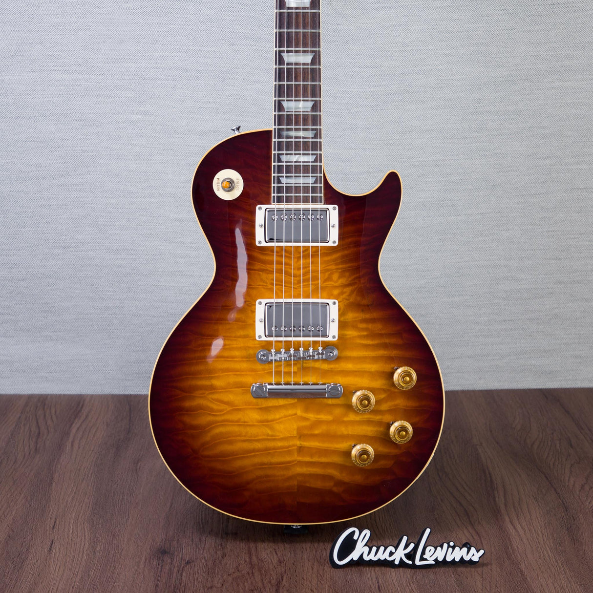 Gibson Custom Shop 1959 Les Paul Standard Reissue 5A Quilt Maple Top Electric Guitar - Faded Tobacco Sunburst - #960147