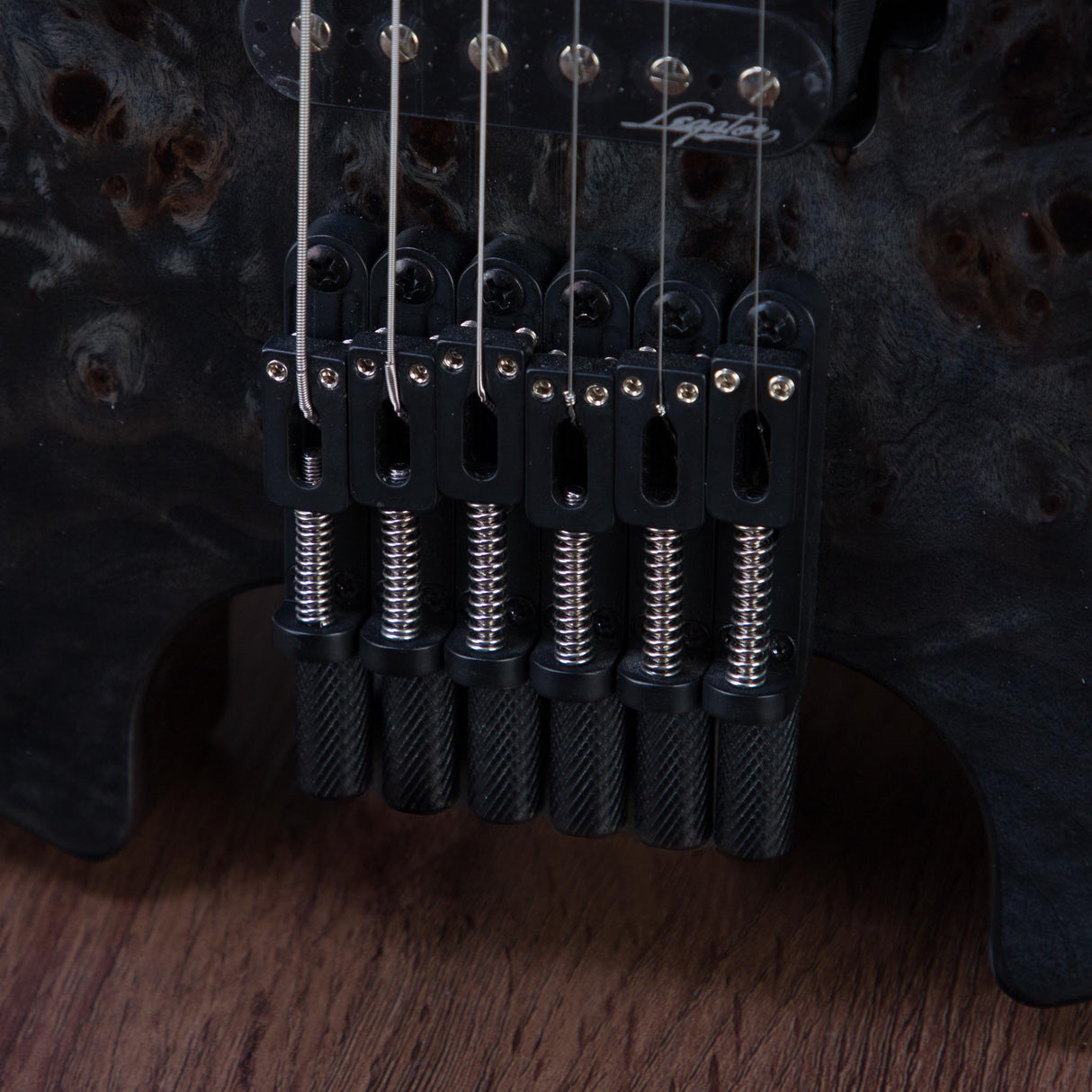 Legator Ghost Super Shred G6SS Electric Guitar - High Gloss Black Burl - #IM25100214