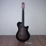 Godin MultiAc Grand Concert SA Nylon String Acoustic-Electric Guitar - Trans Black - CHUCKSCLUSIVE - #25313356