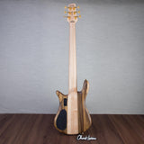 Spector Euro 6 LT Solid Korina Wings 6-String Electric Bass Guitar - Natural Satin - CHUCKSCLUSIVE - #NB23484