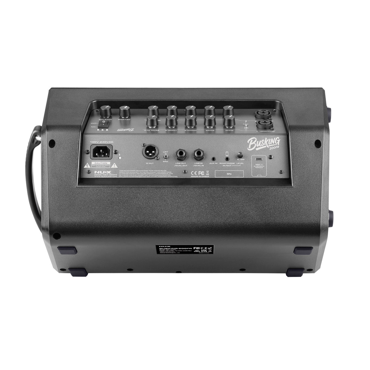 Nux Busking 200FR 2-Channel Portable Combo Amplifier