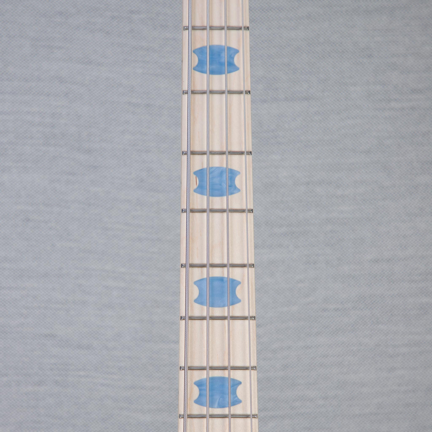 Spector Euro 4 LT Poplar Burl Over Ash Electric Bass Guitar - Faded Light Blue Gloss - CHUCKSCLUSIVE - #]C121NB23310