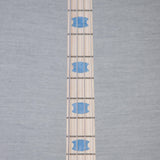 Spector Euro 4 LT Poplar Burl Over Ash Electric Bass Guitar - Faded Light Blue Gloss - CHUCKSCLUSIVE - #]C121NB23310