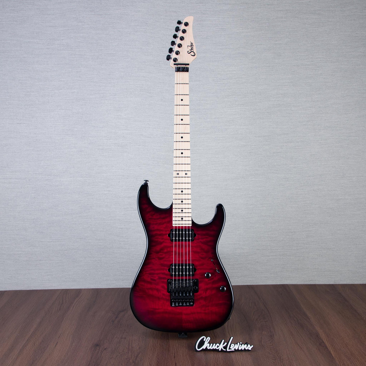 Suhr Limited Edition Standard Thin Burst Electric Guitar - Trans Red - #89385