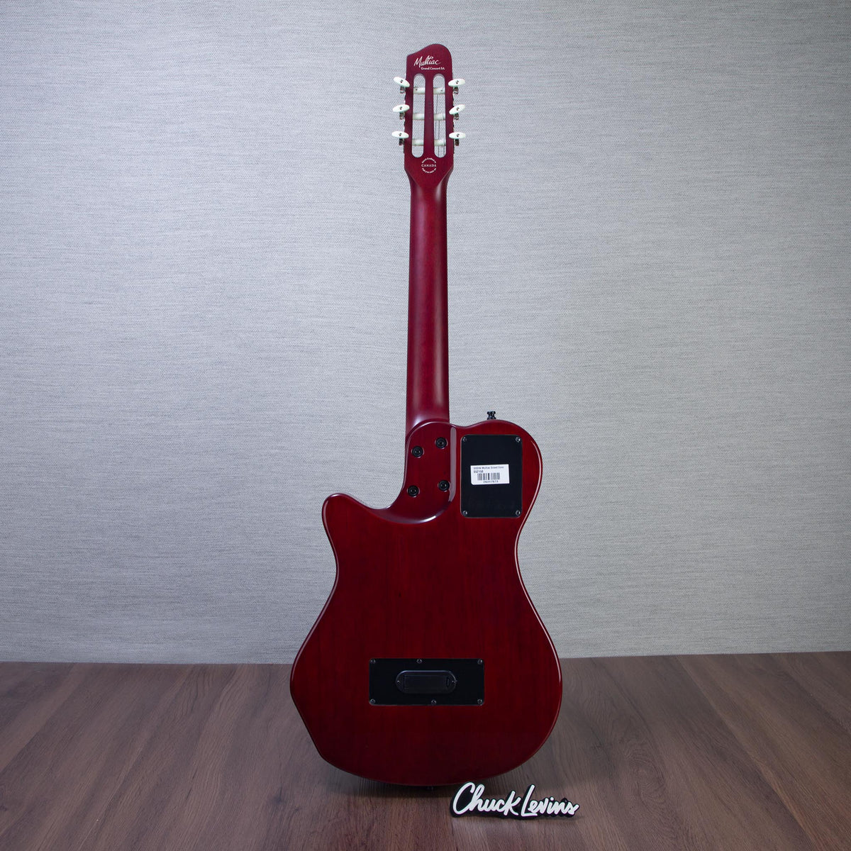 Godin MultiAc Grand Concert SA Nylon String Acoustic-Electric Guitar - Trans Black - CHUCKSCLUSIVE - #26317973