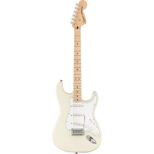 Squier Affinity Series Stratocaster Electric Guitar - Olympic White, Maple Fingerboard