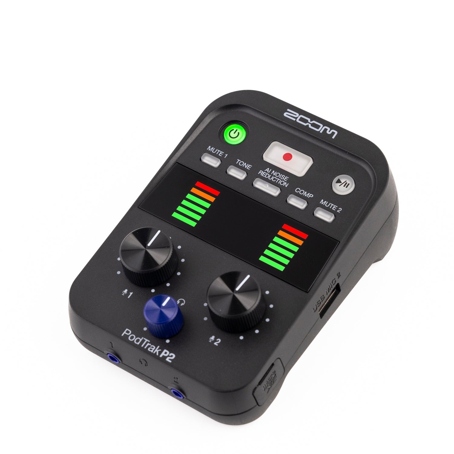 ZOOM PodTrak P2 オーディオインターフェイス Zoom PodTrak P2 Audio Interface – Chuck Levin's Washington Music