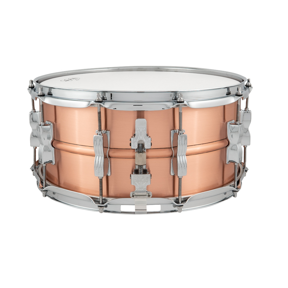 Ludwig LC654B Acro 6.5" x 14" Snare Drum - Brushed Copper