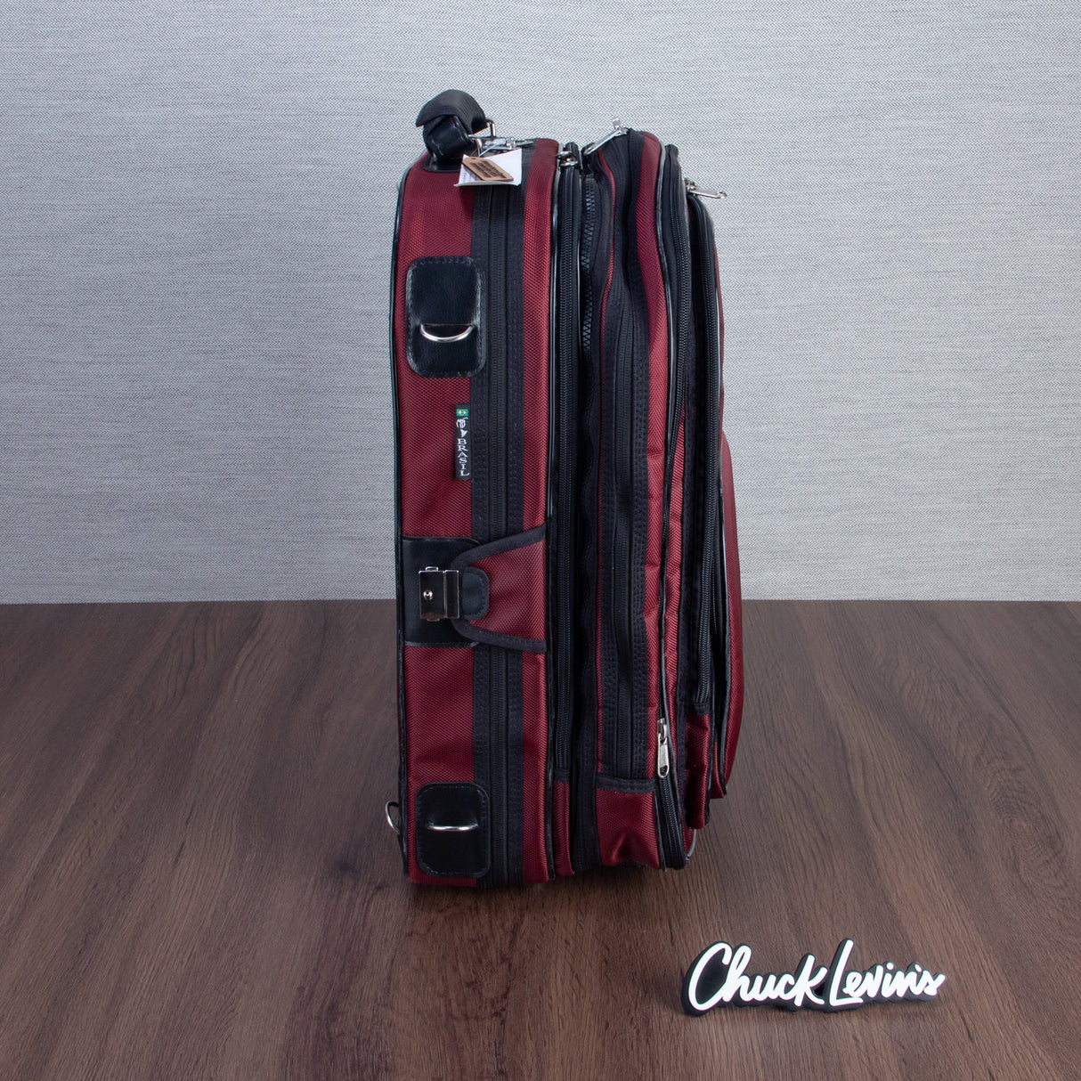 Marcus Bonna Triple Clarinet Case with Backpack Extension - Wine Red