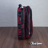 Marcus Bonna Triple Clarinet Case with Backpack Extension - Wine Red