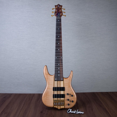Ken Smith BT-6WTVE White Tiger 4A-Top Electric Bass Guitar - #6WTVE7081TP26