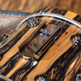 DW Collector's Series Exotic 5-Piece Shell Pack - Natural Lacquer over Royal Ebony Veneer