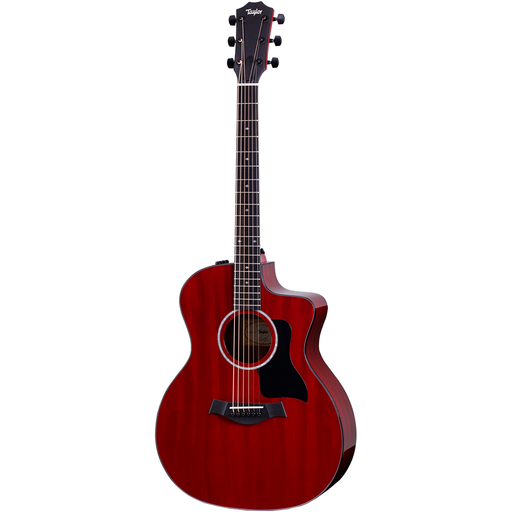 Taylor 224ce DLX LTD Acoustic Electric Guitar - Trans Red