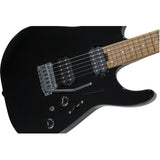 Charvel Pro-Mod DK24 HH 2PT CM, Caramelized Maple Fingerboard - Gloss Black