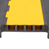 ProX XCP-4CH MK2 4-Channel Rubber Cable Protector Ramp Speed Bump Cover Indoor Outdoor