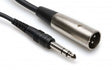 Hosa STX-110M Balanced Interconnect 1/4" TRS To XLRM, 10 Feet Audio Cable