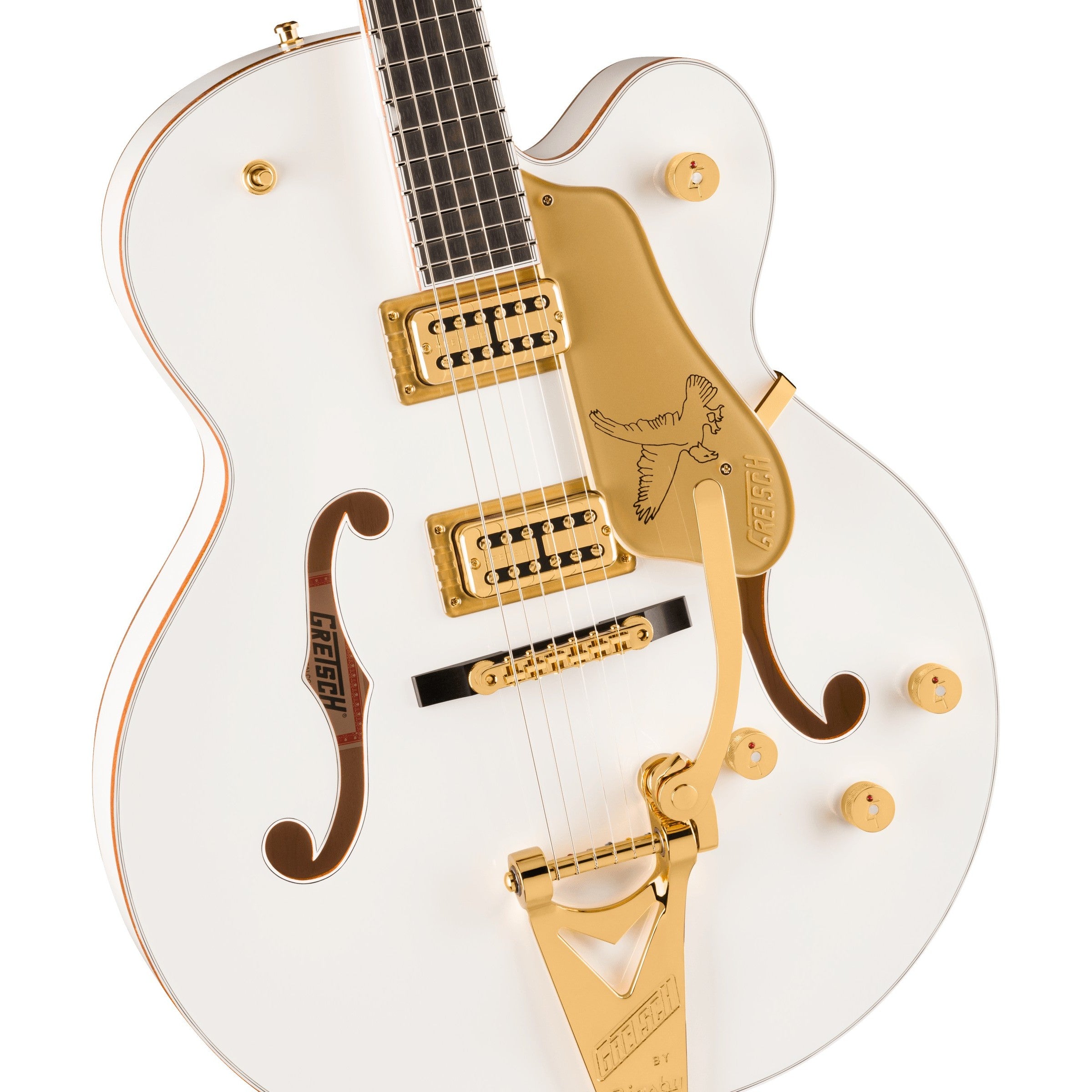 Gretsch Falcon Hollowbody Electric Guitar - White – Chuck Levin's