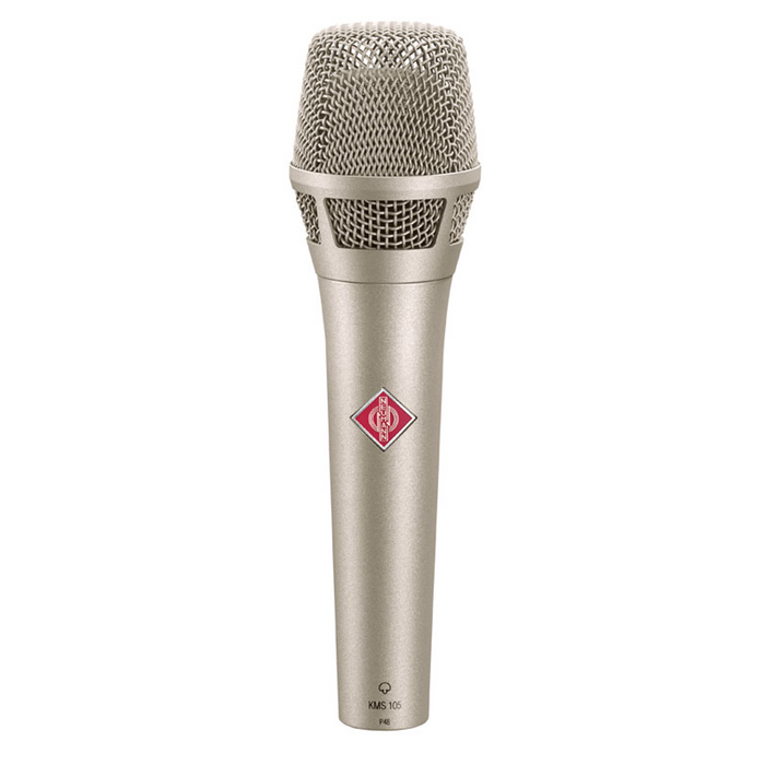 Neumann KMS 105 Supercardioid Condenser Microphone W/ KMS Pouch and SG105 - Nickel