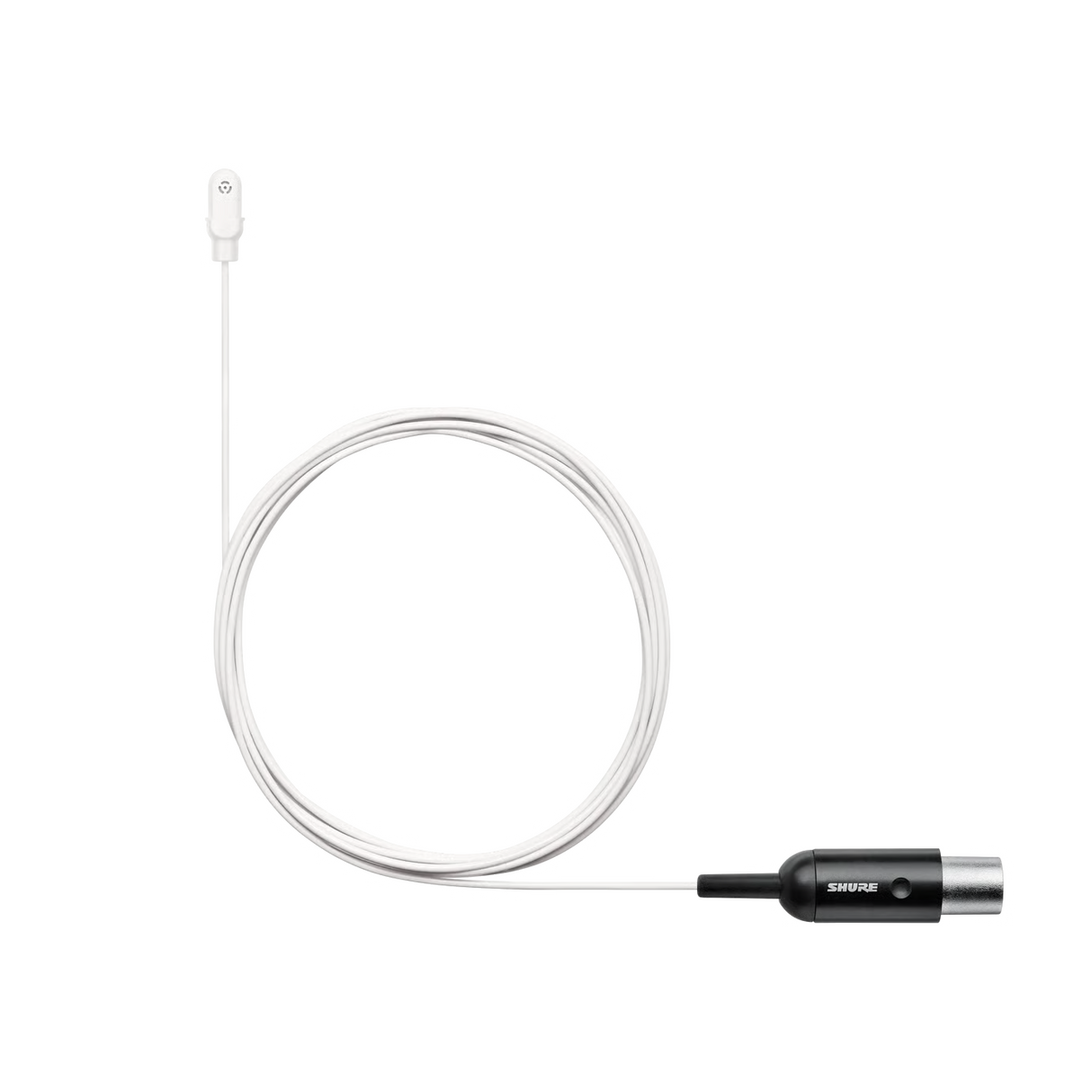 Shure DL4W/O-MTQG-A Omnidirectional Miniature Lavalier Microphone for Bodypack Transmitters - White