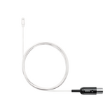 Shure DL4W/O-MTQG-A Omnidirectional Miniature Lavalier Microphone for Bodypack Transmitters - White
