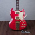 Gibson Custom Shop 1964 SG Standard Reissue Maestro Vibrola Electric Guitar, Gold Hardware - Watermelon King - CHUCKSCLUSIVE - #601384