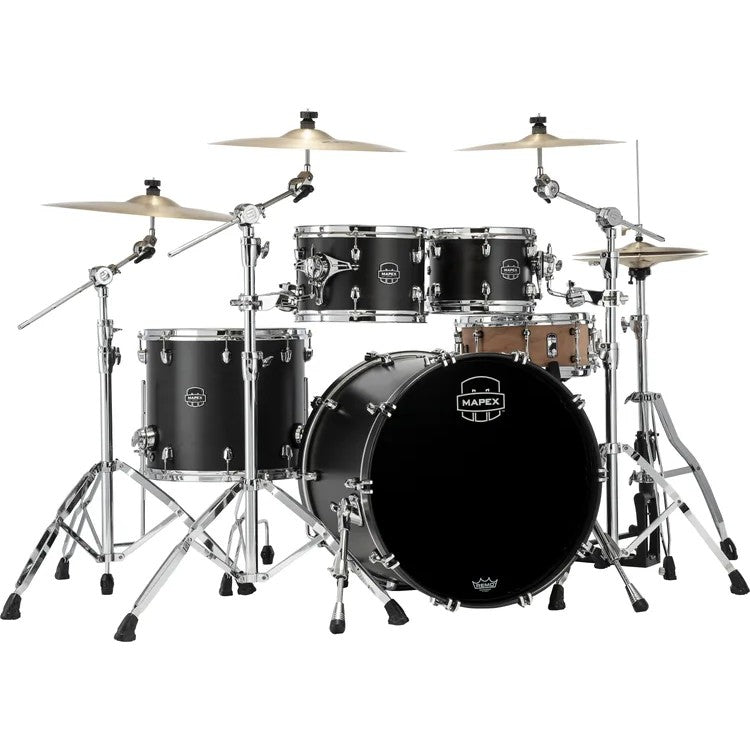 Mapex Saturn Rock 4-Piece Shell Pack - Satin Black