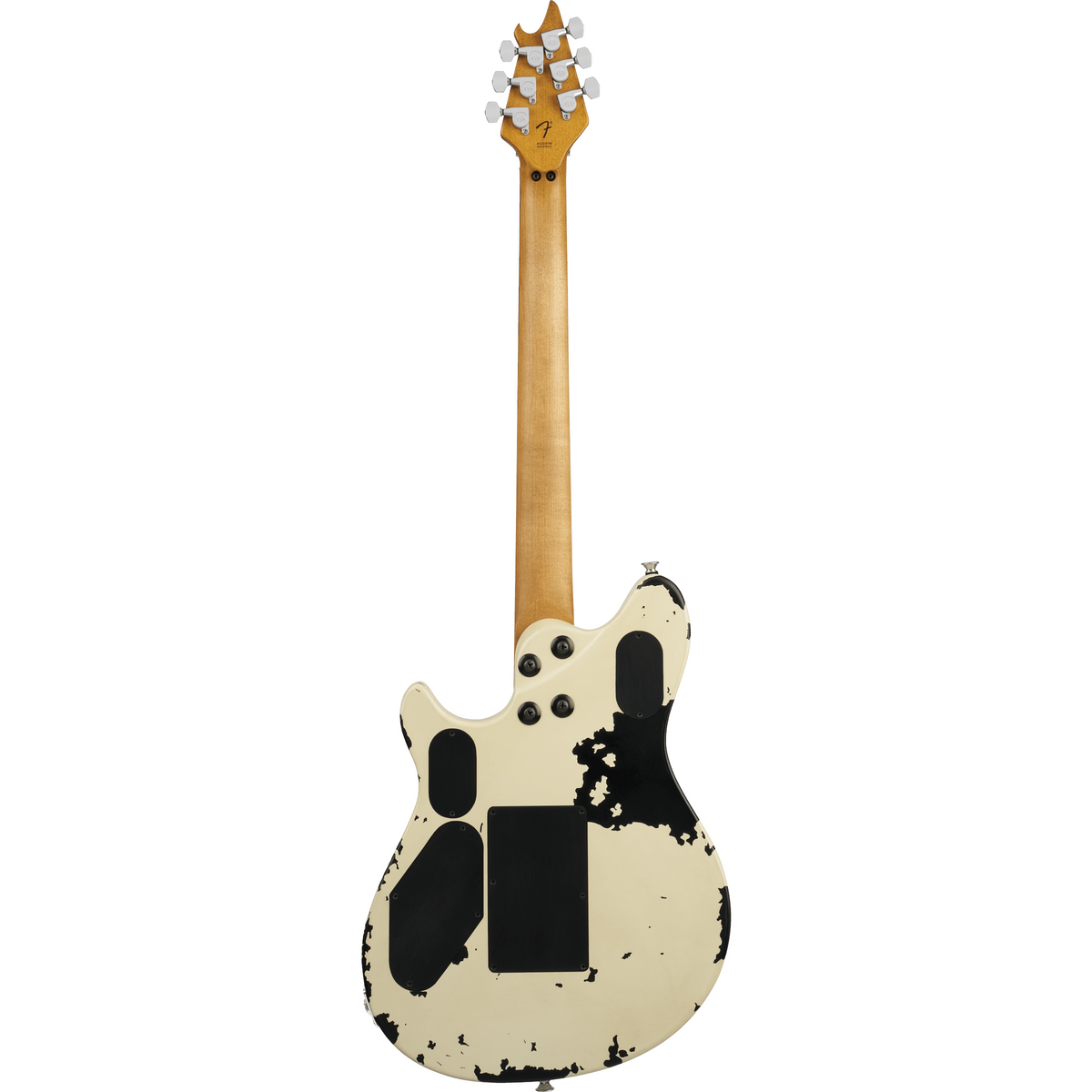 EVH Limited Edition Wolfgang Special Striped Series Guitar - Distressed Ivory