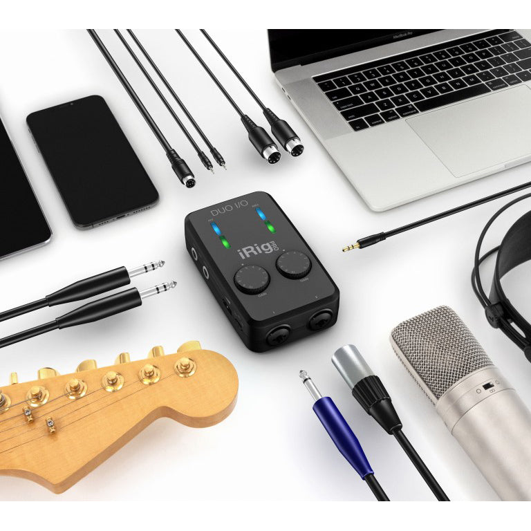 IK Multimedia iRig Pro Duo I/O Mobile 2-Channel Audio/MIDI Interface