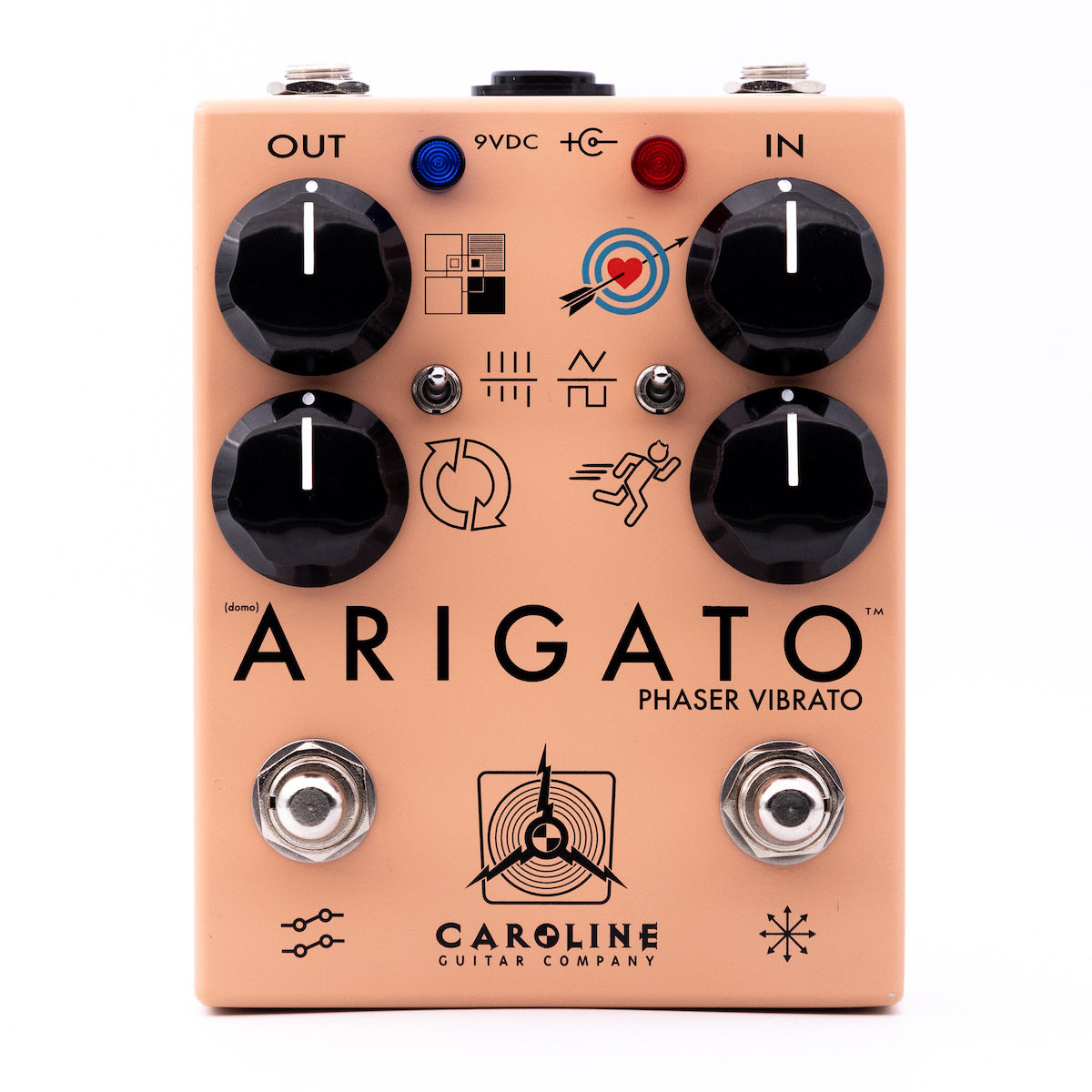 Caroline Guitar Company Arigato Phaser/Vibrato Guitar Effects Pedal