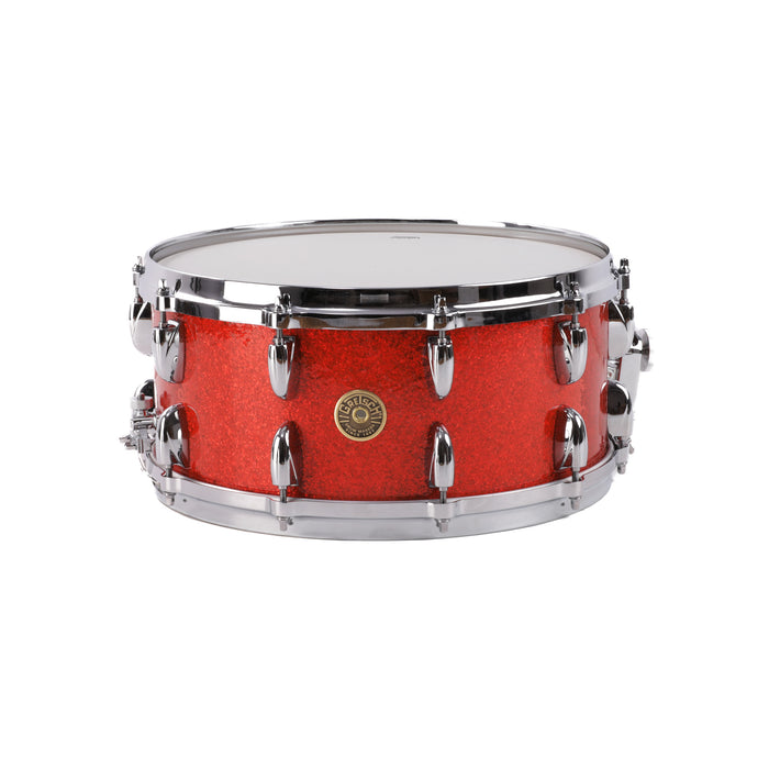 Gretsch USA Custom 14x6.5-Inch Snare Drum - Tangerine Glass