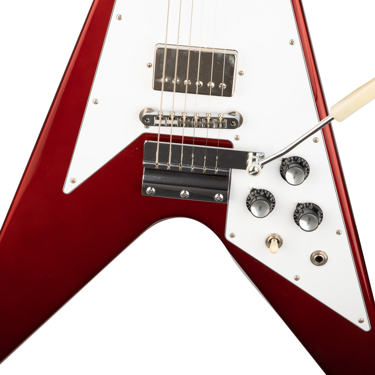 Gibson Custom Shop 1967 Mahogany Flying V with Vibrola, Gloss Finish - Sparkling Burgundy - #101027