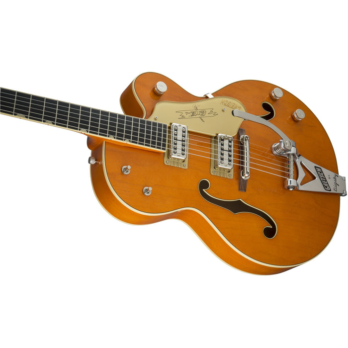 Gretsch G6120T-59 Vintage Select Chet Atkins Hollow Body Electric Guitar W/ Bigsby - Orange Stain Lacquer